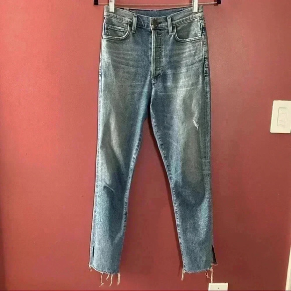 Citizens Of Humanity Olivia High Rise Slim Ankle Jeans - Picture 1 of 15